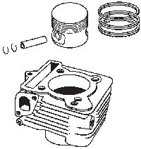 Piese scutere în categoria Piese scutere (China) » Motor » Set motor (kit cilindru)